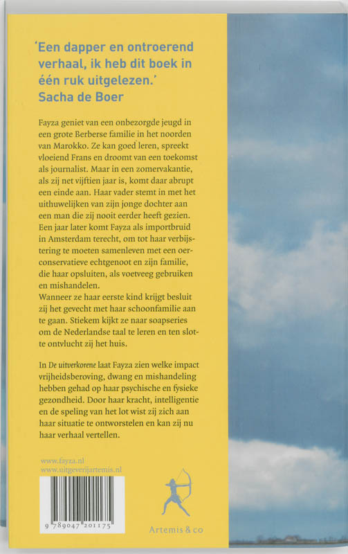Achterkant van De uitverkorene