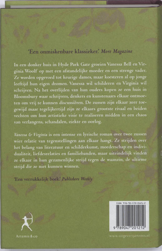 Achterkant van Vanessa en Virginia