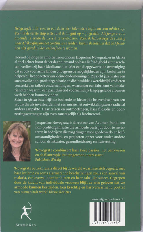 Achterkant van Zaken in Afrika