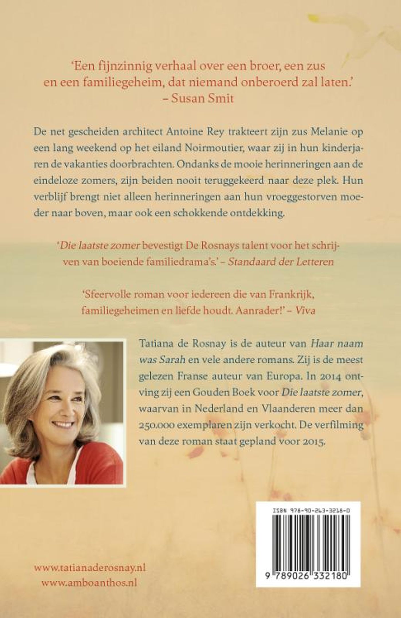 Achterkant van Die laatste zomer
