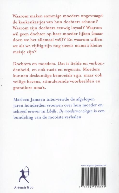 Achterkant van De moedermonologen