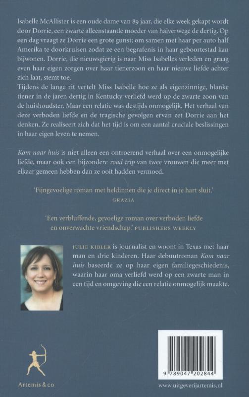 Achterkant van Kom naar huis