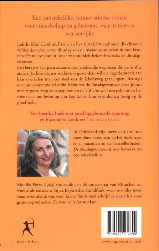 Achterkant van De dinsdagvrouwen