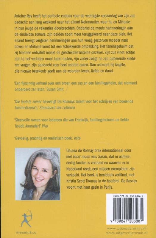 Achterkant van Die laatste zomer