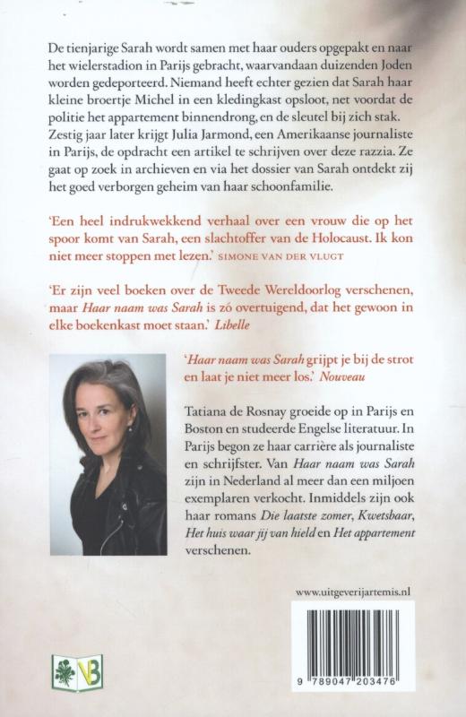 Achterkant van Haar naam was Sarah