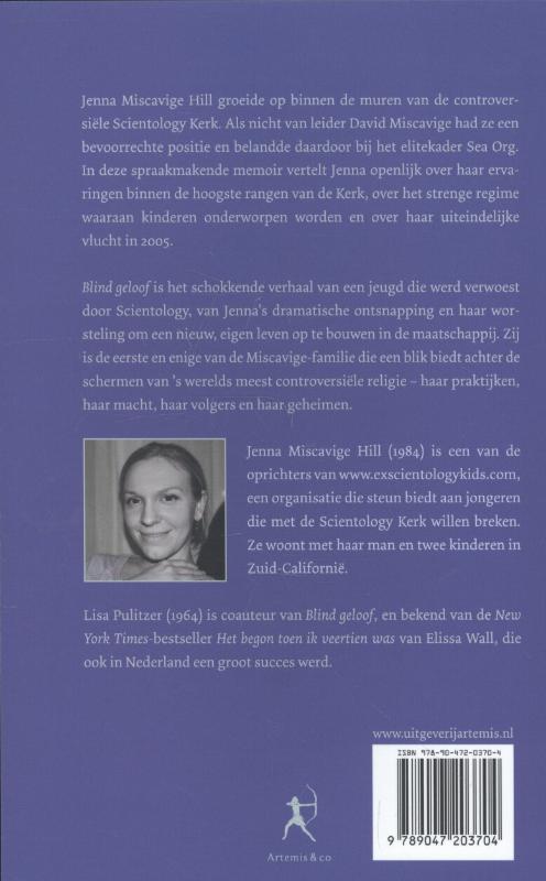 Achterkant van Blind geloof