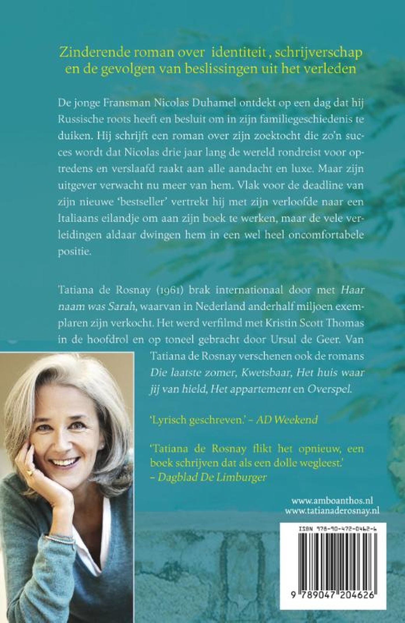 Achterkant van Onvoltooid verhaal
