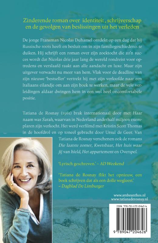 Achterkant van Onvoltooid verhaal