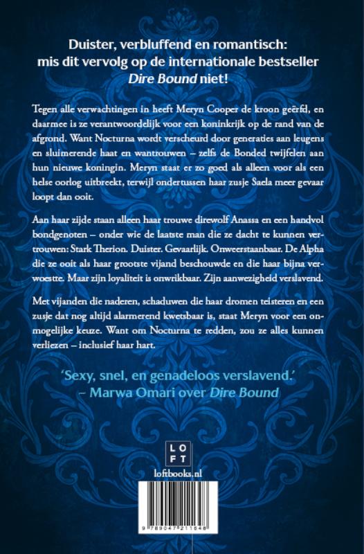 Achterkant van Fury Bound