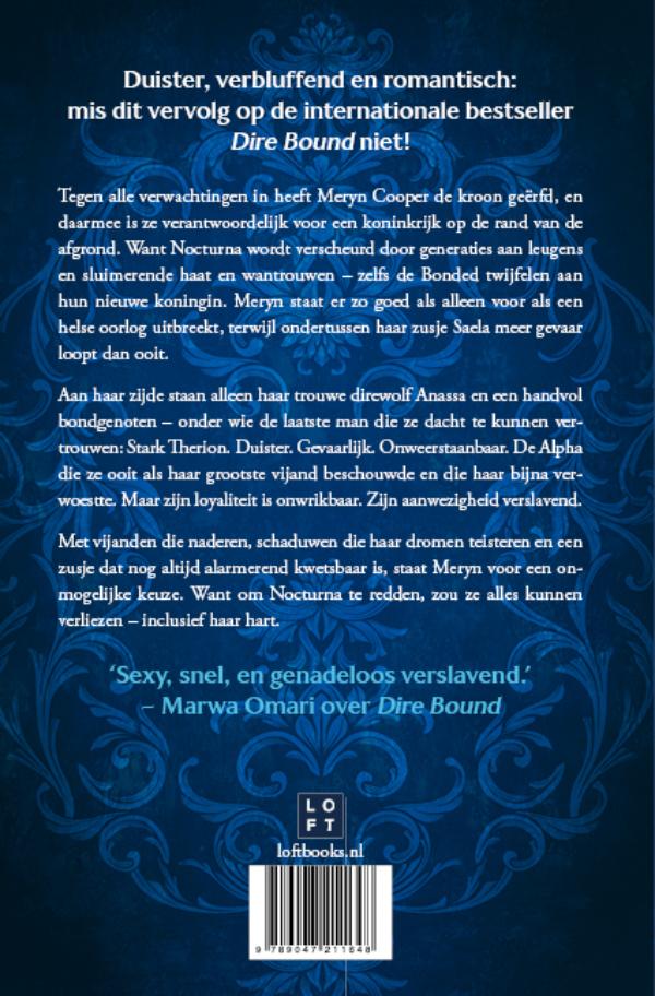 Achterkant van Fury Bound