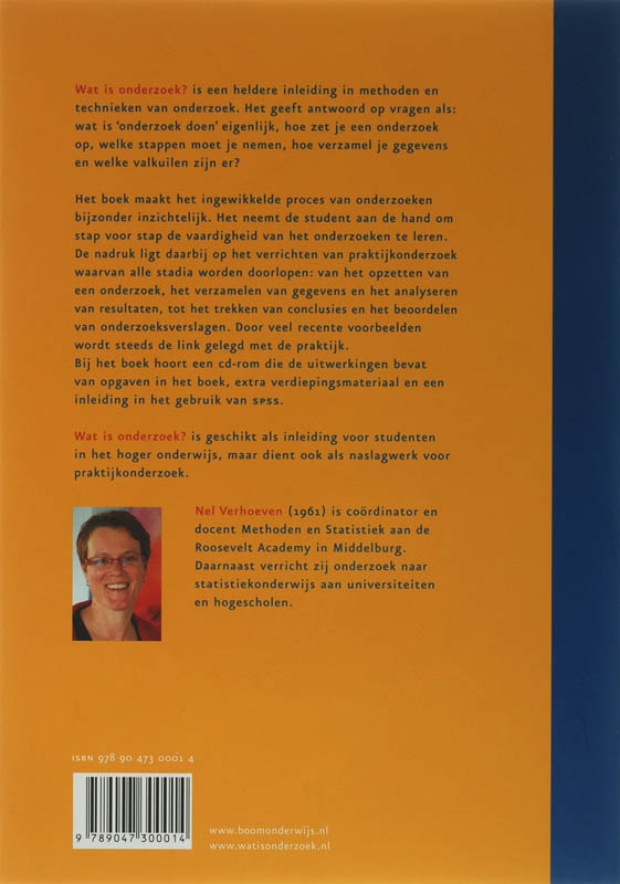 Achterkant van Wat is onderzoek?