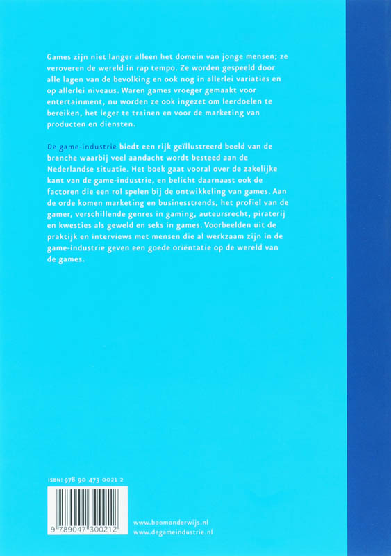 Achterkant van De game-industrie