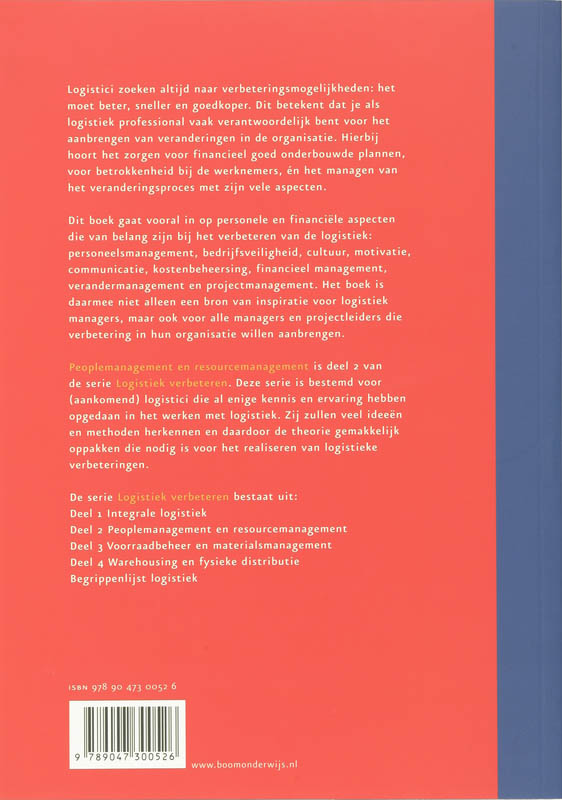 Achterkant van Peoplemanagement en resourcemanagement