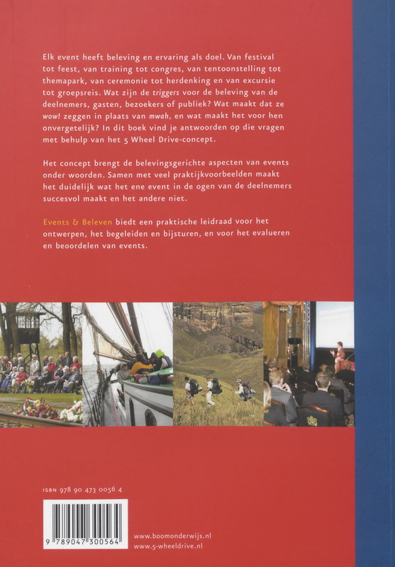 Achterkant van Events & Beleven