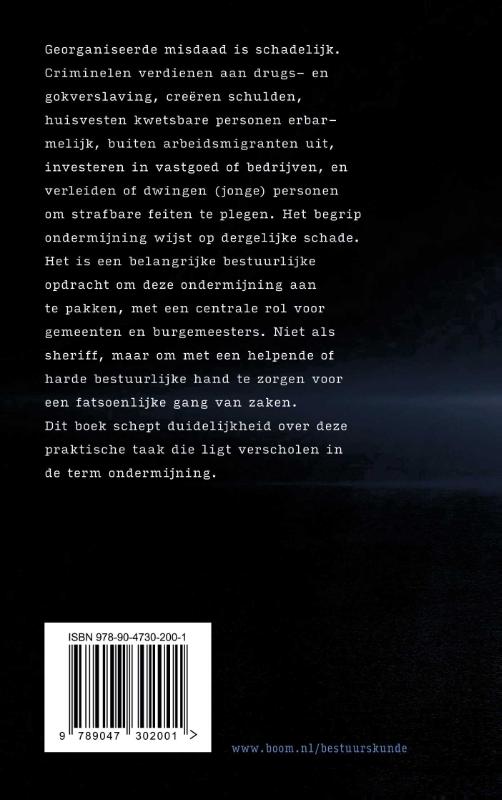 Achterkant van Ondermijning