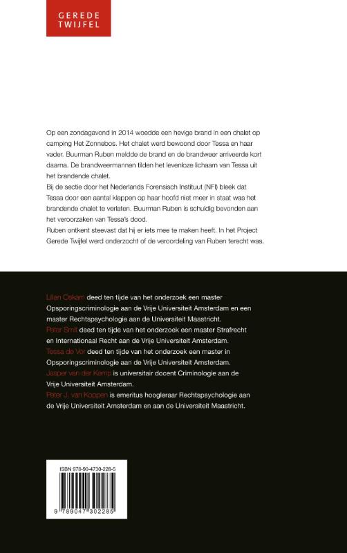 Achterkant van De baksteen in de bosjes