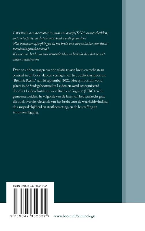 Achterkant van Brein & Recht