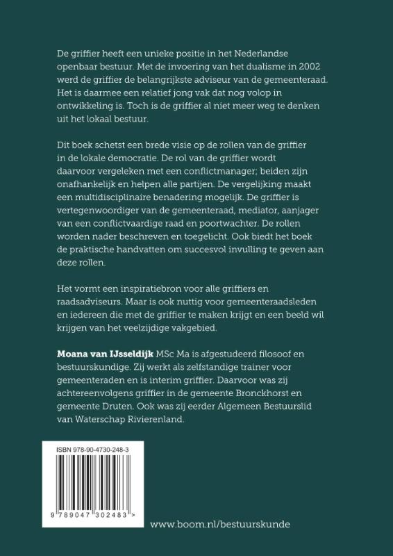 Achterkant van De conflictvaardige griffier