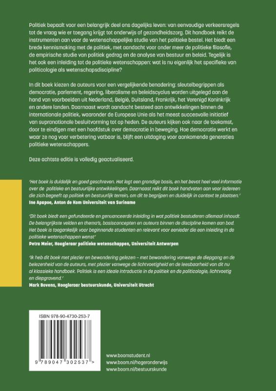Achterkant van Politiek