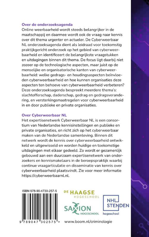 Achterkant van Een sprong naar cyberweerbaarheid