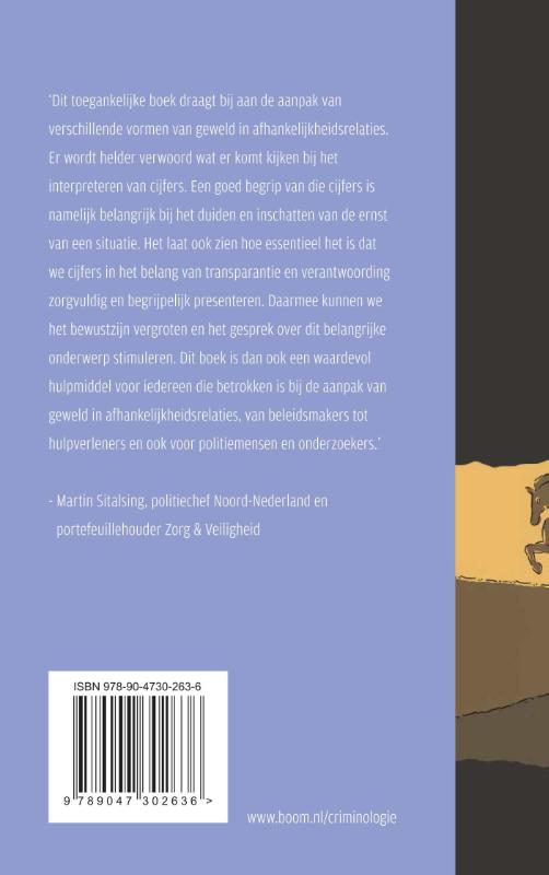 Achterkant van Het geweld achter cijfers