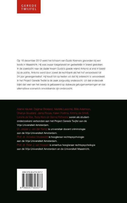 Achterkant van De Maastrichter martelmoord