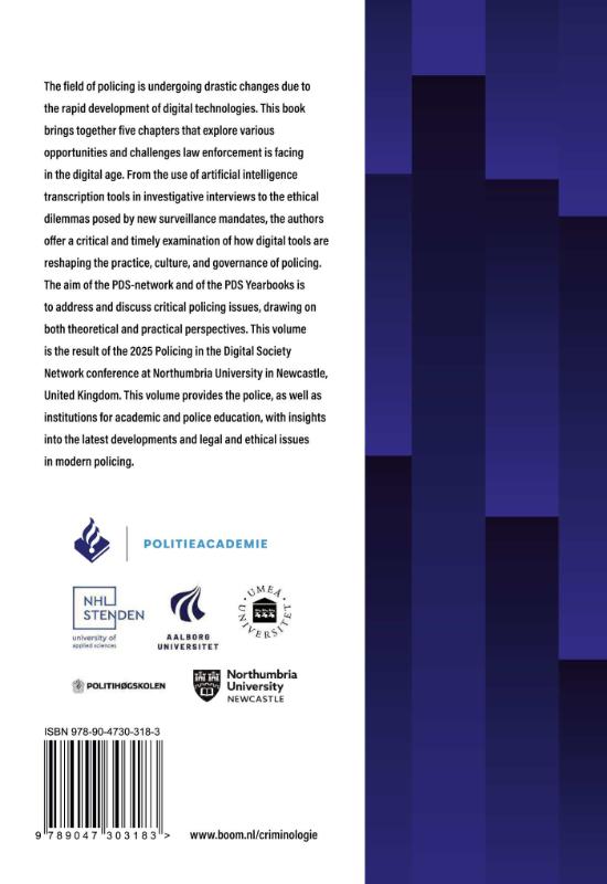 Achterkant van Opportunities and Challenges in Digital Policing