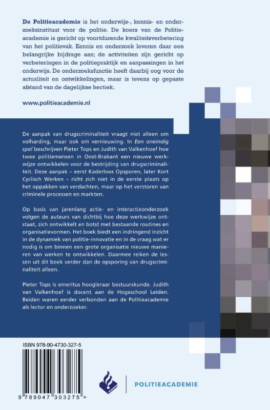 Achterkant van Een oneindig spel