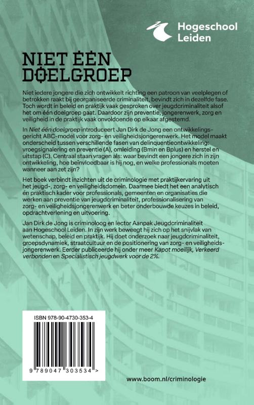 Achterkant van Niet één doelgroep