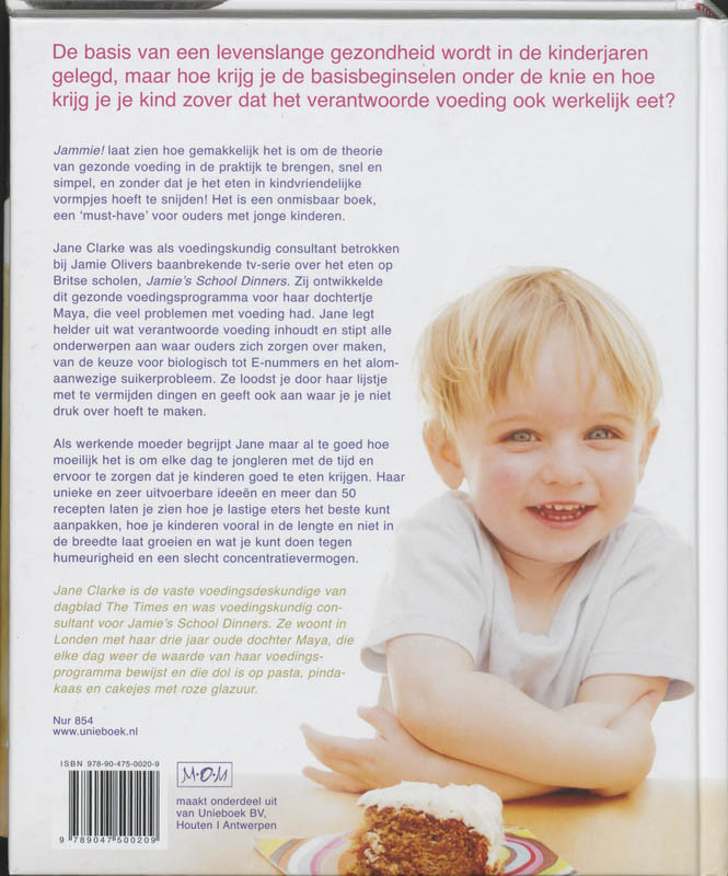 Achterkant van Jammie!