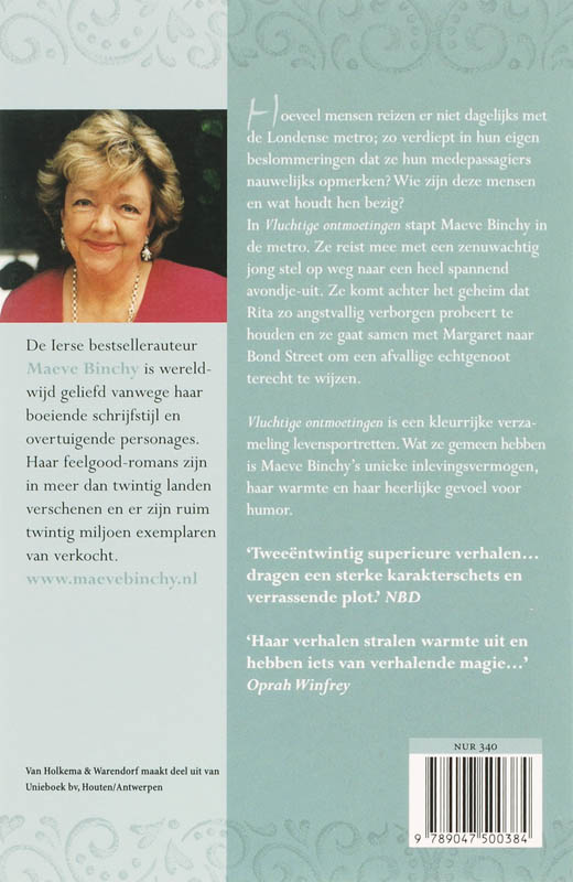 Achterkant van Vluchtige ontmoetingen