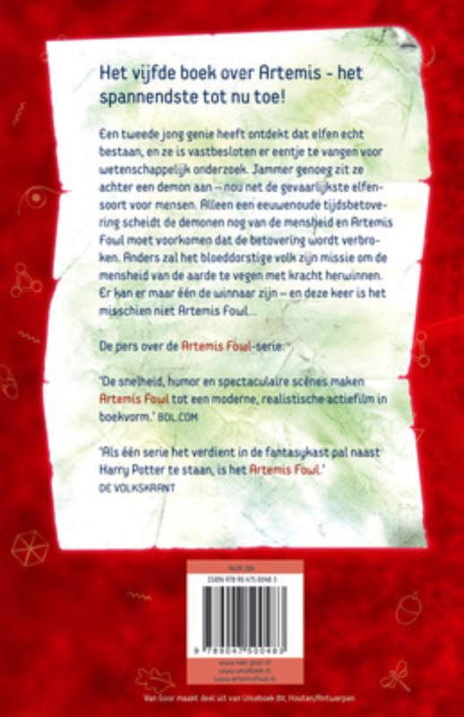 Achterkant van De verloren kolonie