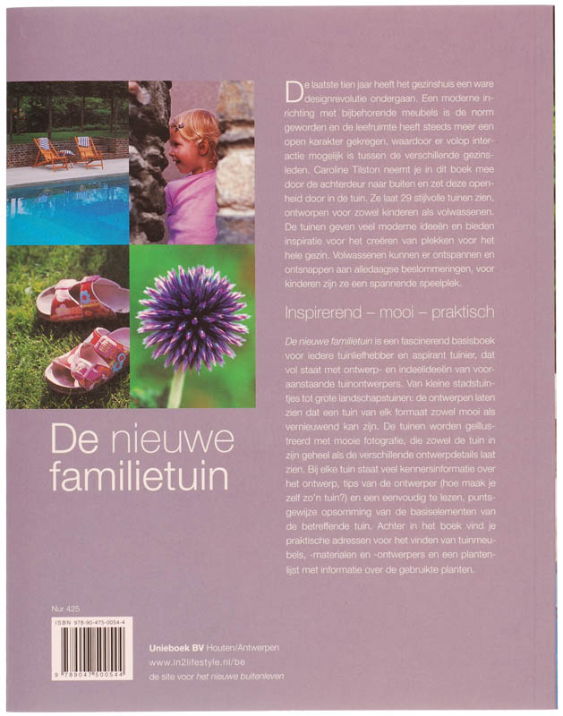 Achterkant van Nieuwe familietuin