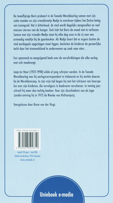 Achterkant van Boris 3 CD's