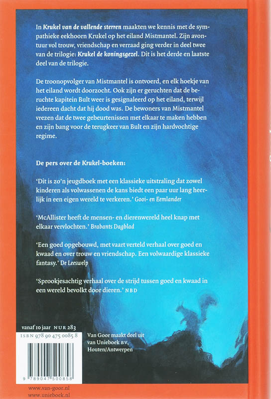 Achterkant van Krukel en de troonopvolger