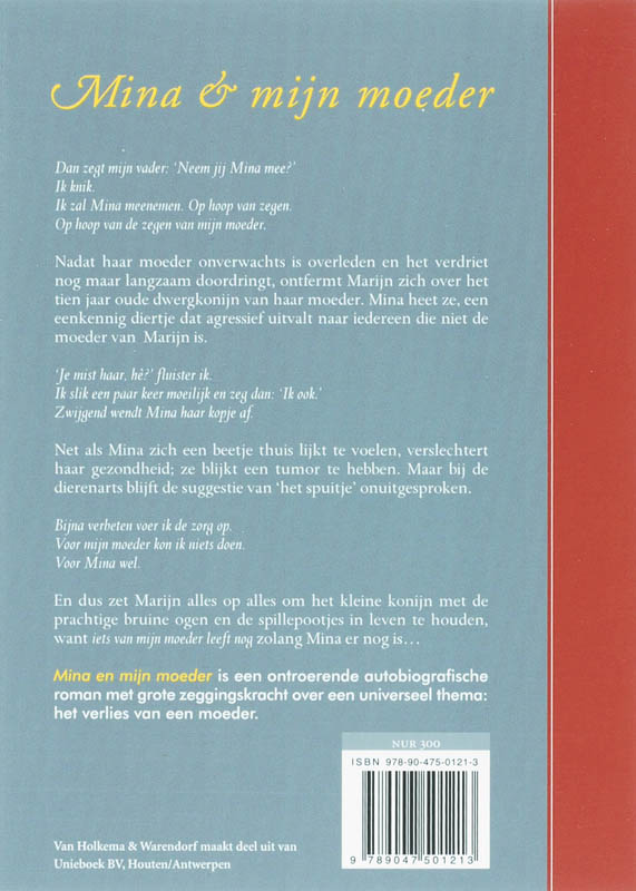 Achterkant van Mina & mijn moeder