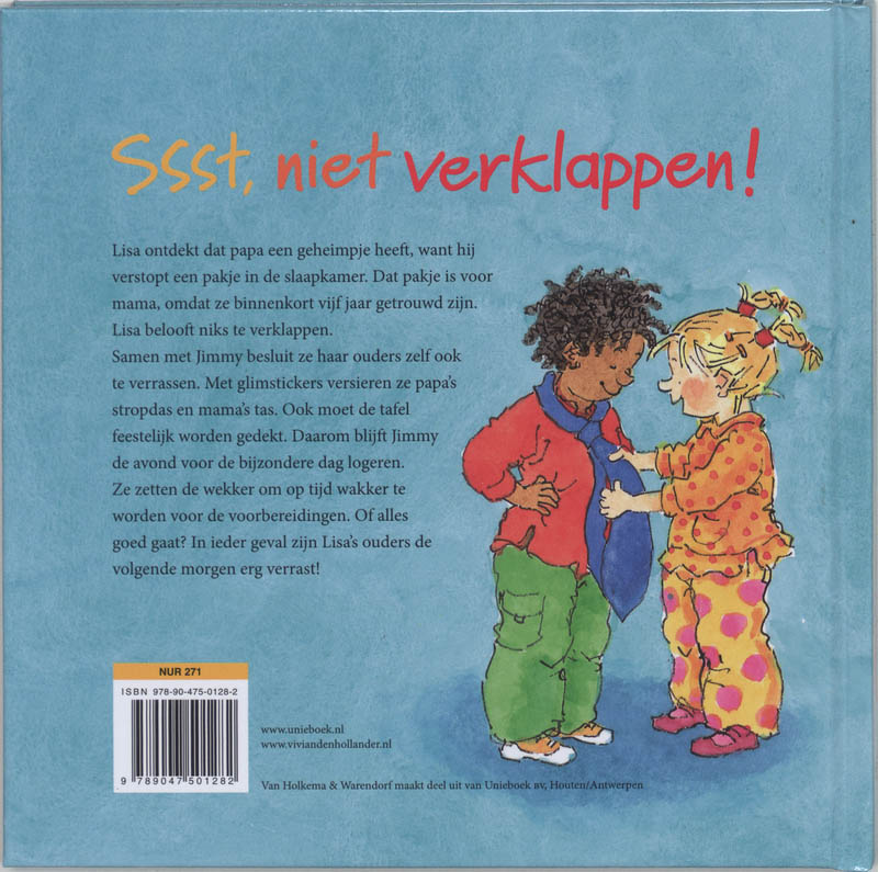 Achterkant van Ssst, niet verklappen!