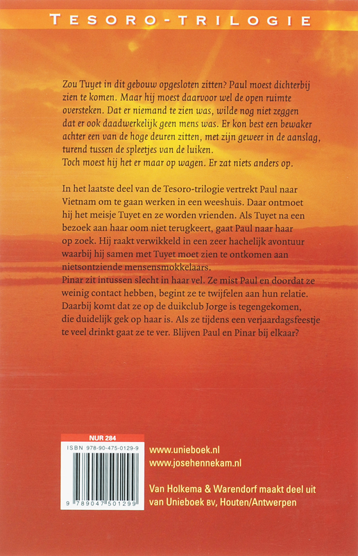 Achterkant van Te ver