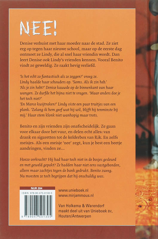 Achterkant van Nee!