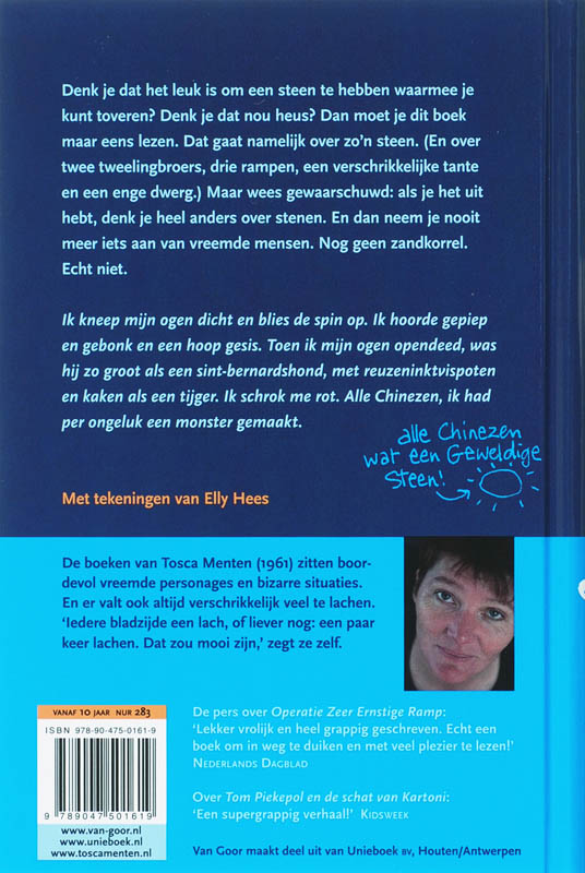 Achterkant van De verschrikkelijke steen