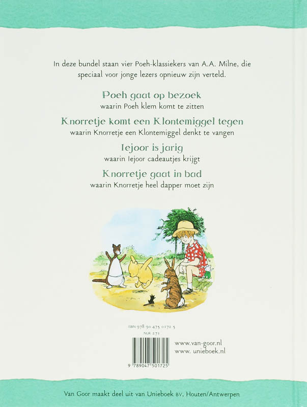 Achterkant van Verhalen van Winnie de Poeh