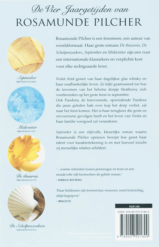 Achterkant van September