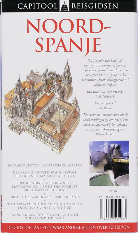 Achterkant van Noord Spanje