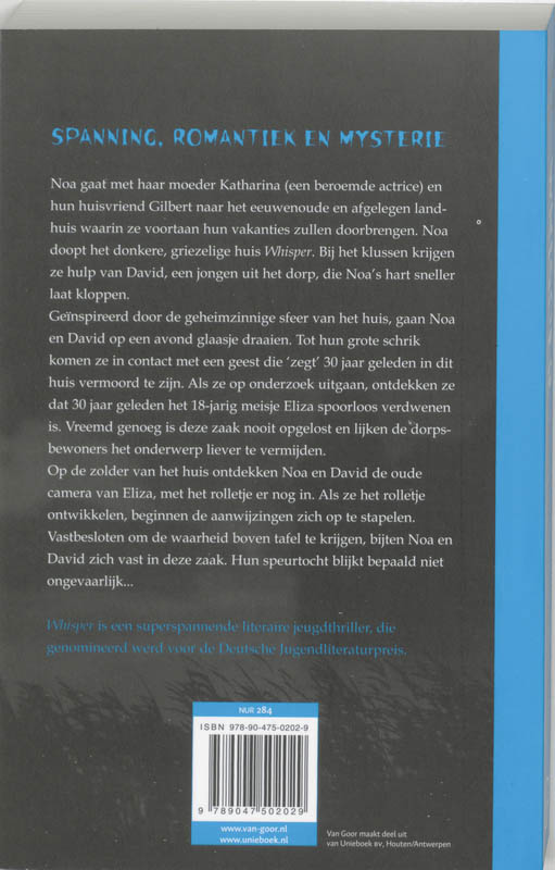 Achterkant van Whisper