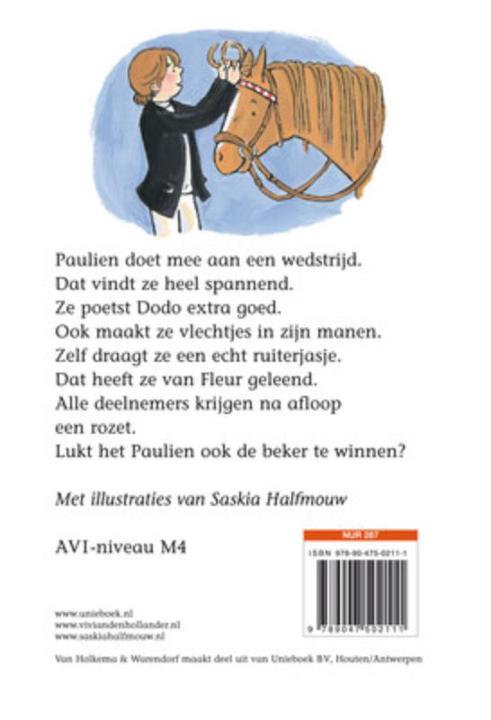 Achterkant van Rijden voor een rozet