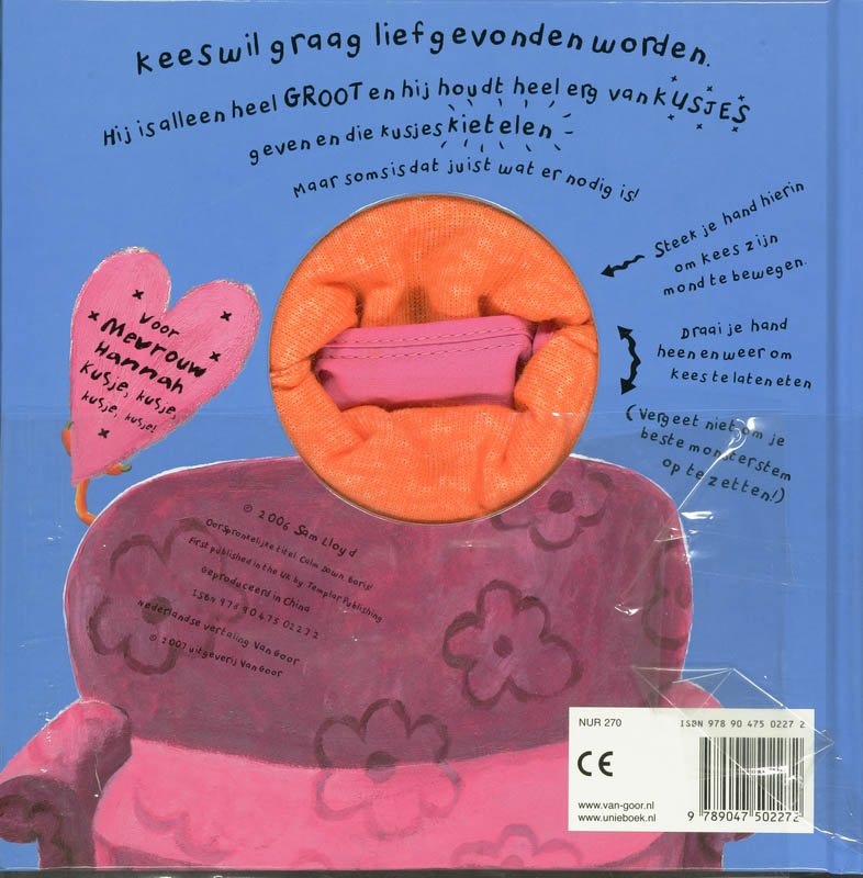 Achterkant van Kees Kietel