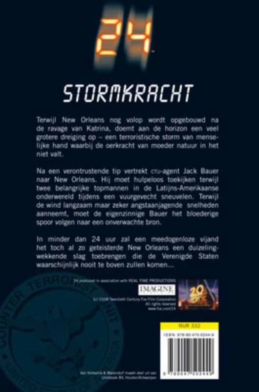 Achterkant van 24 : Stormkracht