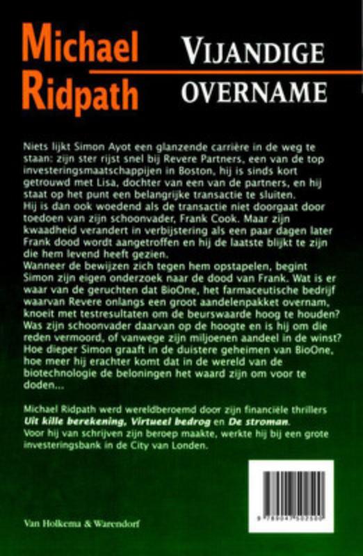 Achterkant van Vijandige overname