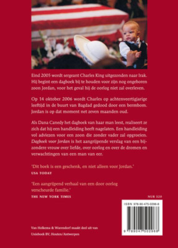 Achterkant van Dagboek voor Jordan
