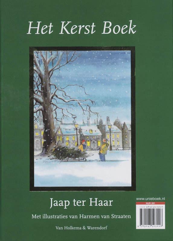 Achterkant van Het Sinterklaas boek, het kerst boek